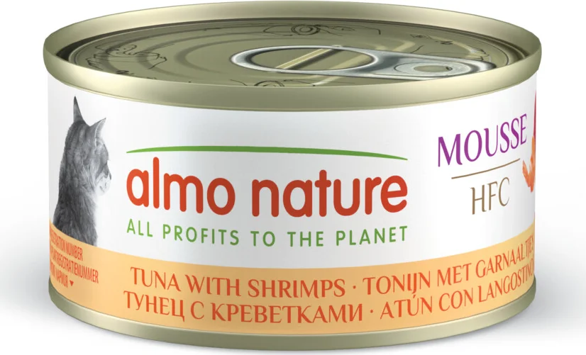 Almo Nature HFC Natural Kattenvoer Nat Tonijn & Garnaaltjes 70 gr