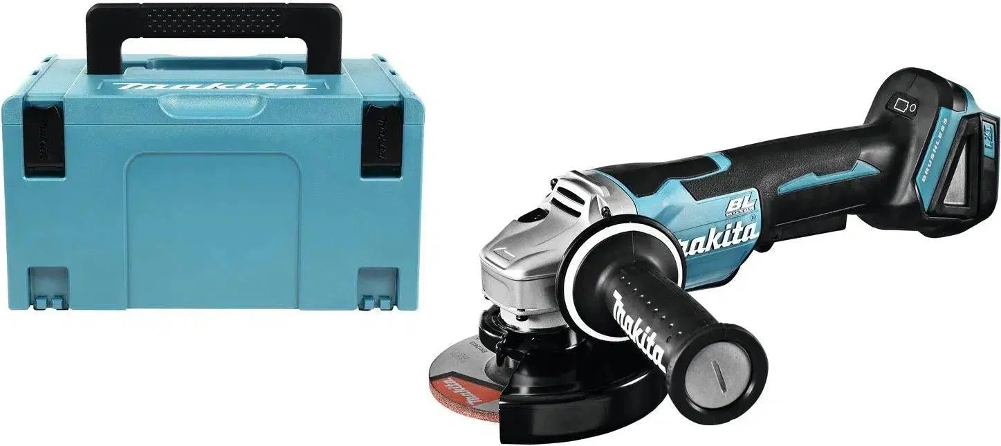 Makita DGA508ZJ Accu Haakse Slijper 125mm 18V Basic Body in Mbox