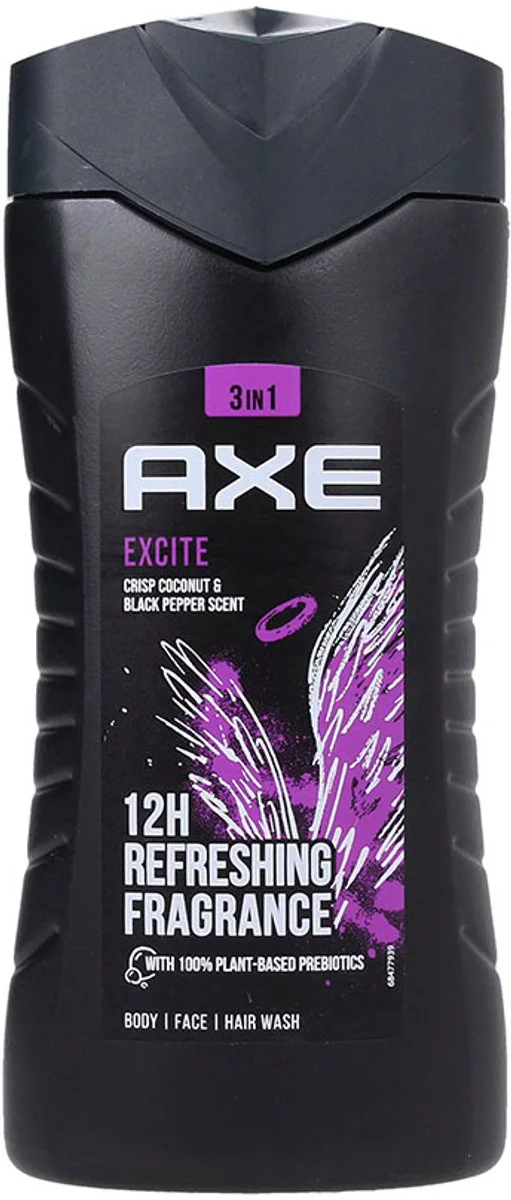 Axe 3-in-1 Douchegel Excite 250 ml