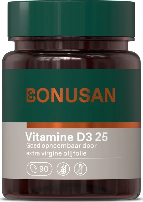 Bonusan Vitamine D3 25 Softgels 90CP