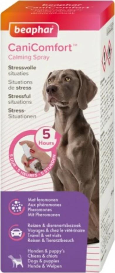 3x Beaphar CaniComfort Kalmerende Spray 60 ml