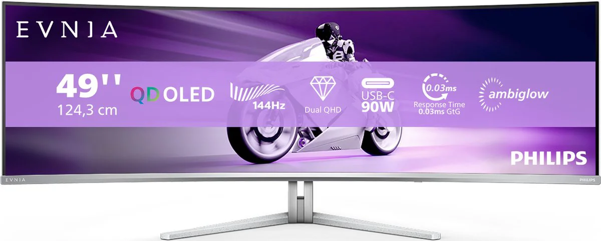 Philips Evnia 49M2C8900L/00 QD-OLED Curved