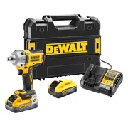 DeWALT DCF891H2T Accu slagmoersleutel 812Nm 1/2" frictiering 18V XR POWERSTACK 5.0Ah in TSTAK