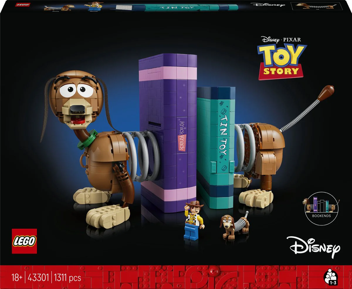 LEGO Disney Pixar Toy Story Slinky Hond Boekensteunen 43301