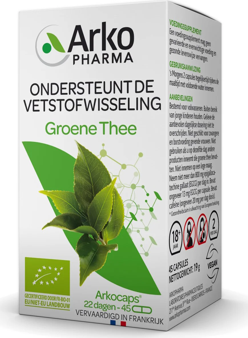 Arkocaps Groene Thee Capsules 45st 45CP