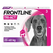 Frontline Tri-Act Anti Vlooien en Teken Druppels L 3 pipetten