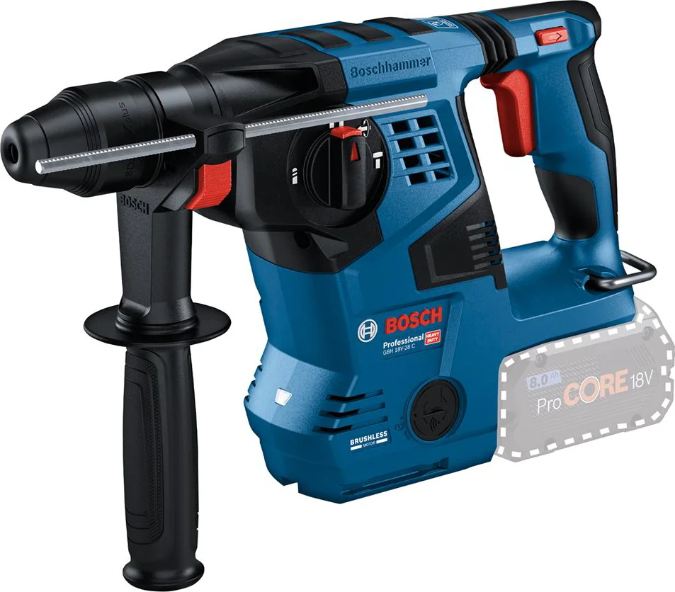 Bosch Professional GBH 18V-28 C Accu combihamer SDS-plus 3,3J 18V Basic Body - 0611920000