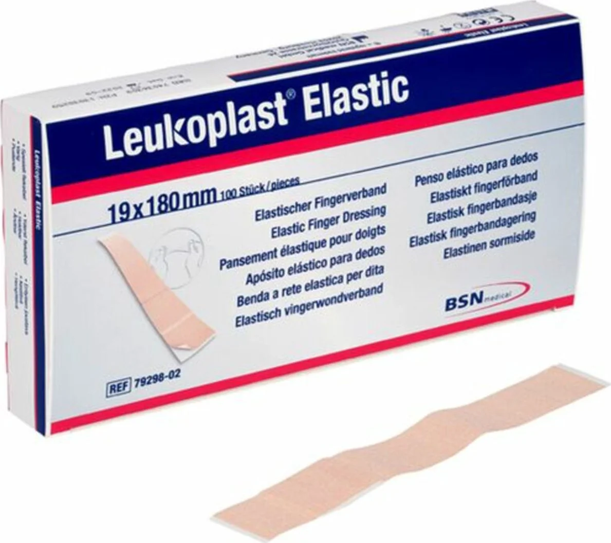 Leukoplast Vinger19x180mm 100 stuks