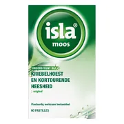 Isla Moos Keelpastilles - bij kriebelhoest en kortdurende heesheid 60ST