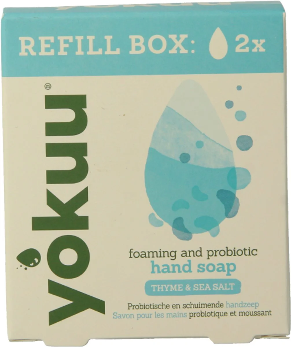 Yokuu Handzeep Thyme & Sea Salt Refill Box 2ST