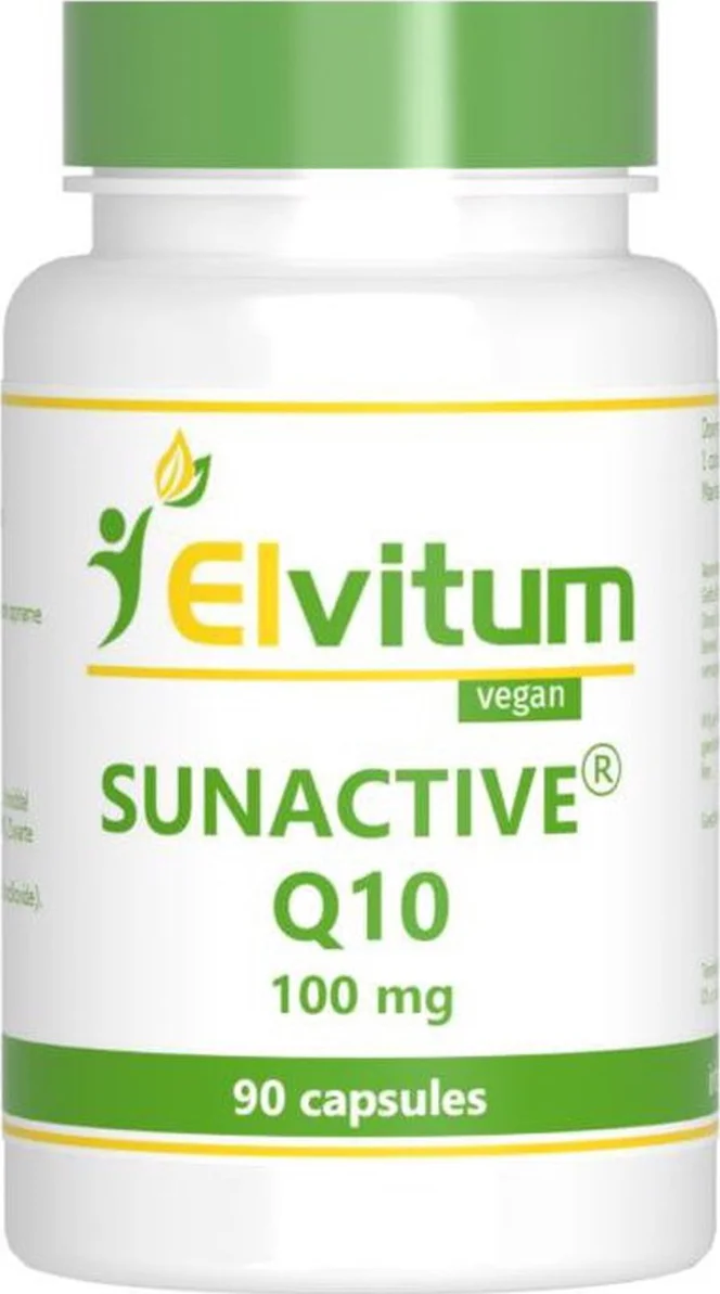Elvitum Co Enzym Q10 Sunactive 100mg Capsules 90CP