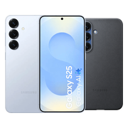 Samsung Galaxy S25 256GB Lichtblauw 5G + Samsung Kindsuit Back Cover Zwart