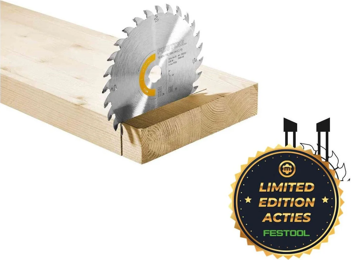 Festool Cirkelzaagblad voor Hout Wood Universal Ø160x20mm Asgat 28T - 205551