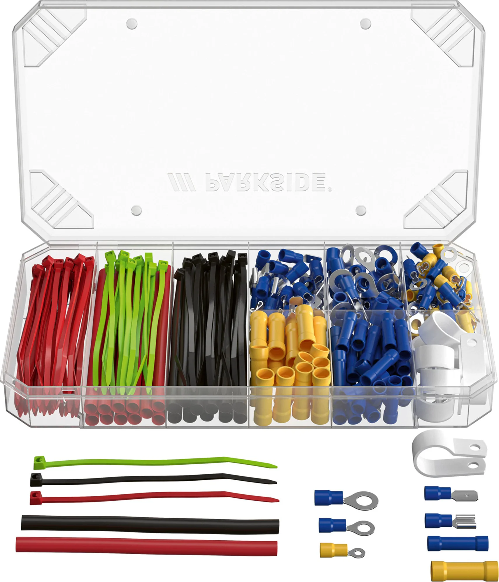 PARKSIDE Laagspanning kleine onderdelen set (Kabelbinder kabelklemmenset)