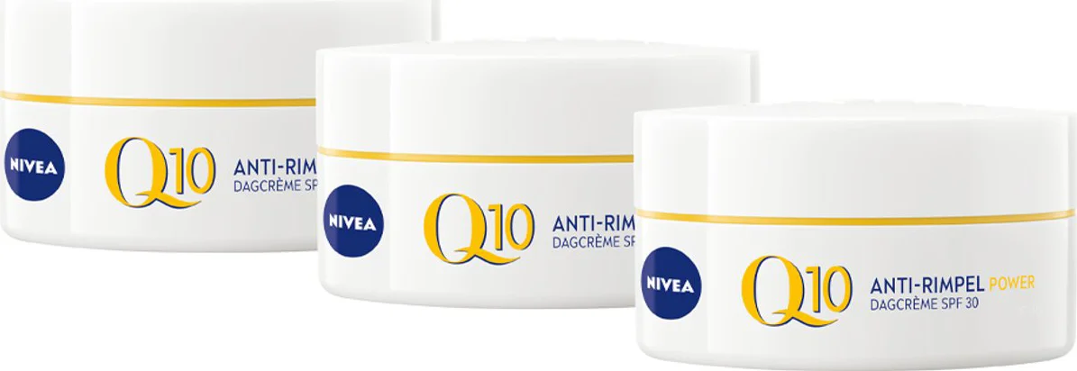 3x NIVEA Q10 Dagcrème Anti-Rimpel Power SPF 30 50 ml