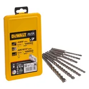 DeWALT DT8976 Borenset SDS-Plus XLR 4-snijder 7-delig in metalen cassette