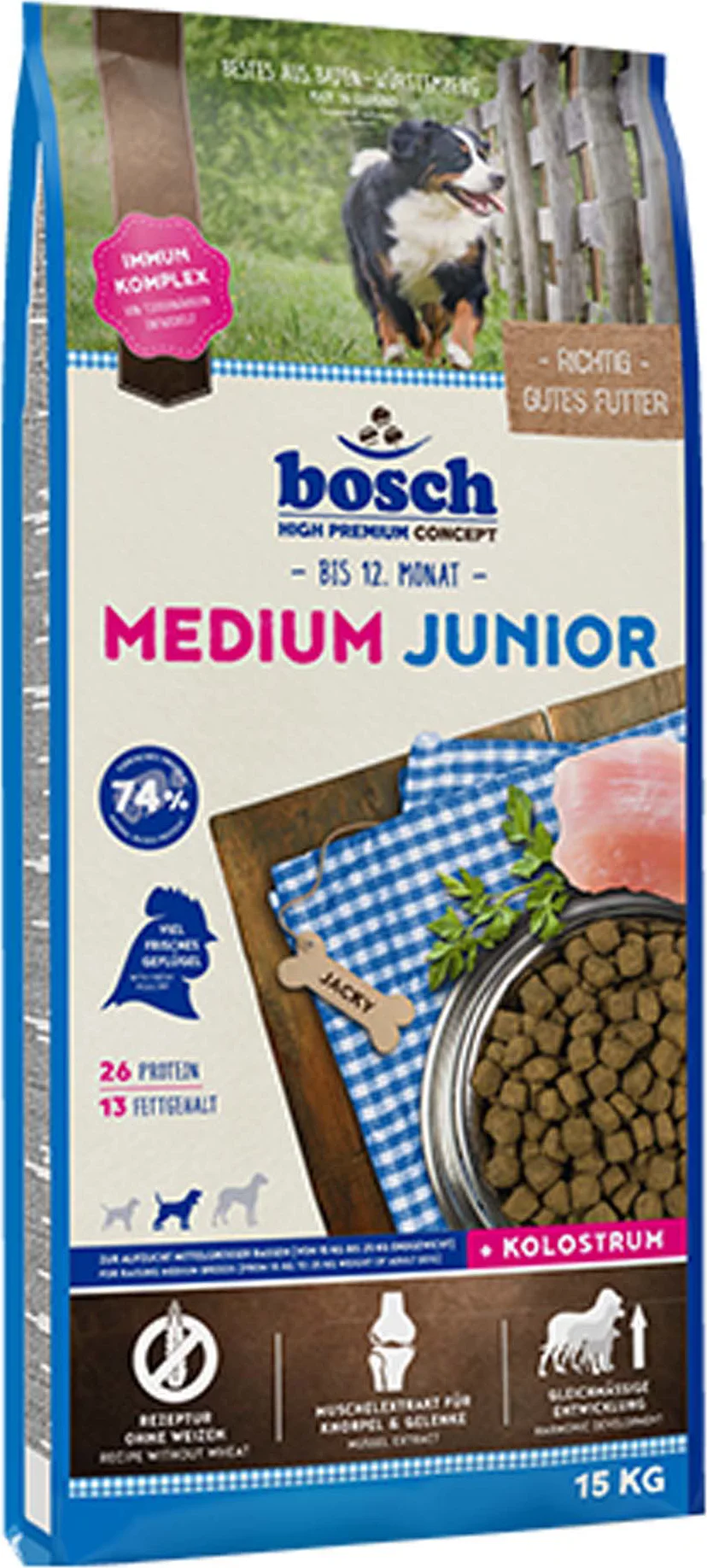 Bosch Medium Junior Hondenvoer - 15 kg