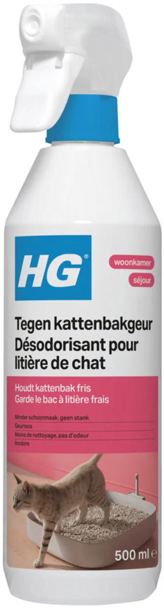 HG Aircare Tegen Kattenbakgeur 500ML