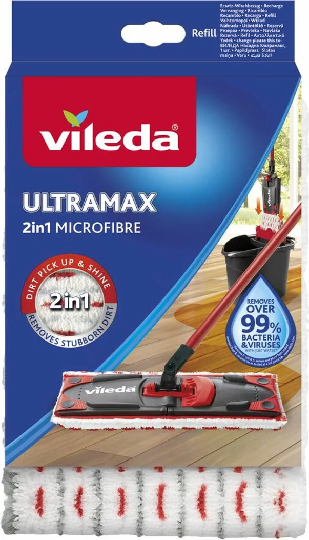 3x Vileda Ultra-Max Navulling