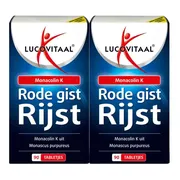 2x Lucovitaal Rode Gist Rijst 90 tabletten