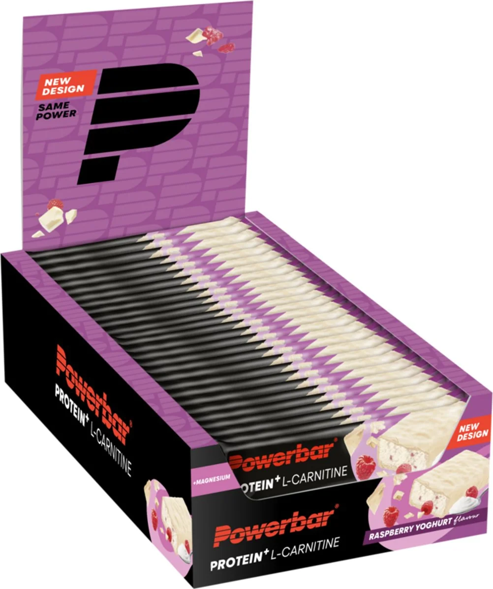 30x PowerBar Proteïne Plus L-Carnitine Bar Raspberry-Yoghurt 35 gr