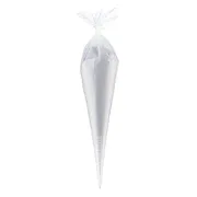Scrubzout Lavendel - 500 gram in puntzak transparant - set van 6 stuks - Hydraterende Lichaamsscrub