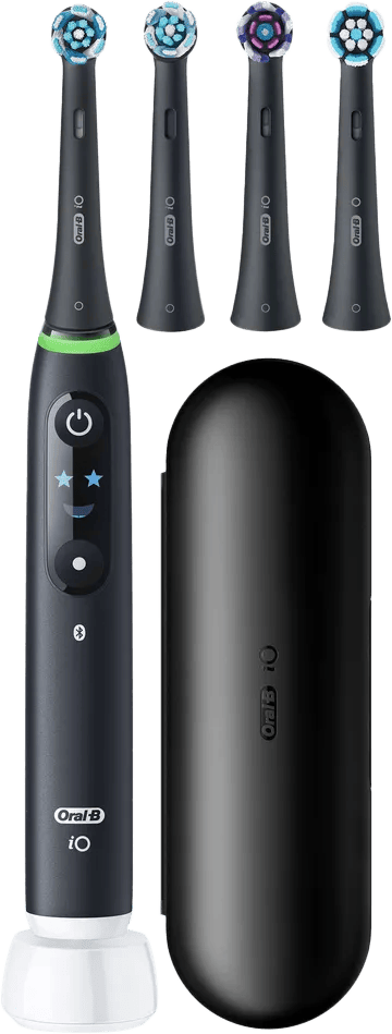 Oral-B iO 6 Zwart Holiday Edition met 4 opzetborstels