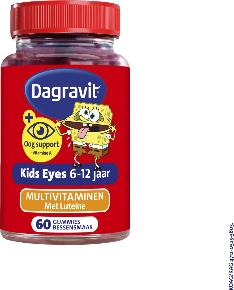 Dagravit Multivitamine Kids Eyes 6-12 Jaar 60 gummies