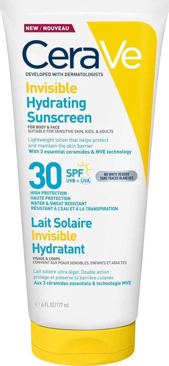 CeraVe Invisible Hydrating Sunscreen SPF30 177ML