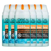 6x L'Oréal Men Expert Hydra Energetic Hydraterende Gel Dagcrème 100 ml