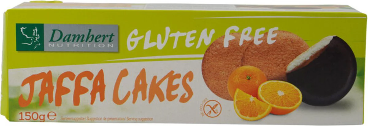 Damhert Gluten Free Jaffa Cakes 150GR