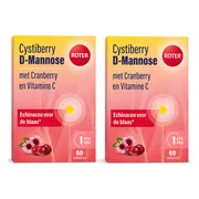 2x Roter Cystiberry D-Mannose 60 tabletten