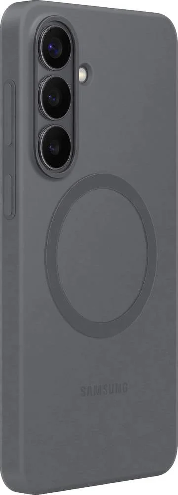 Samsung Galaxy S26 Plus Siliconen Back Cover met Magneet Zwart