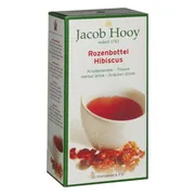 Jacob Hooy Rozenbottel Hibiscus Theezakjes 20ST