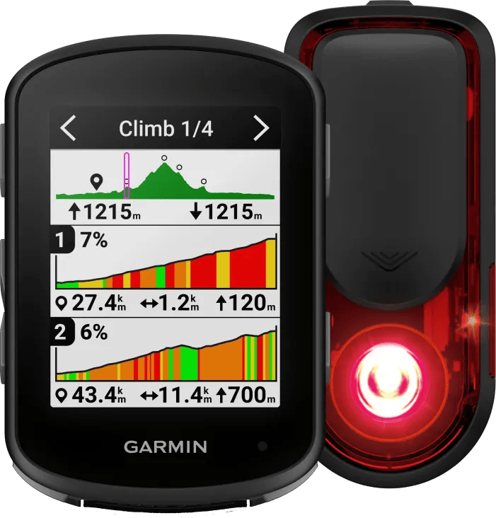Garmin Edge 540 + Garmin Varia RearVue 820 Radar Achterlicht