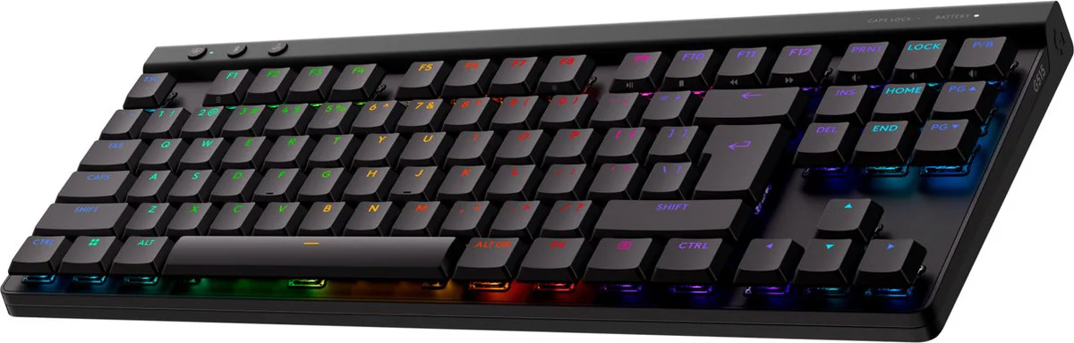 Logitech G515 TKL Lightspeed Gaming Toetsenbord Qwerty Zwart