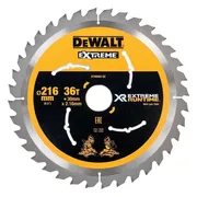 DeWALT Cirkelzaagblad voor Hout | Extreme Runtime | Ø 216mm Asgat 30mm 36T - DT99569-QZ