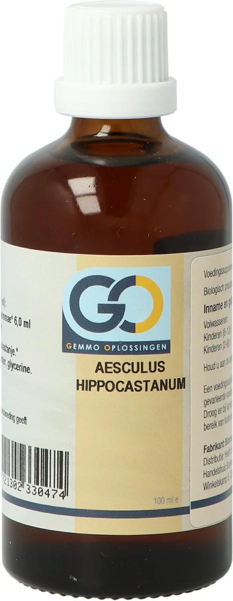 GO Gemmo Oplossingen Aesculus Hippocastanum Bio Tinctuur 100ML