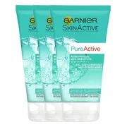 3x Garnier PureActive Dagelijkse Scrub 150 ml
