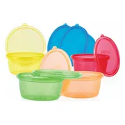 Nuby Bakje Met Deksel 6ST