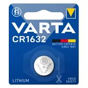 3x Varta LITHIUM Coin Batterijen CR1632 Blister