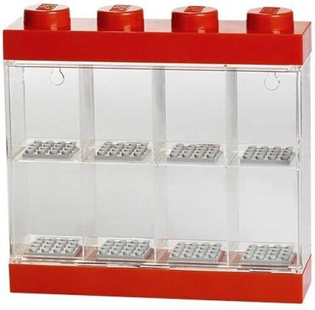 LEGO Displaydoos voor 8 minifiguren - rood