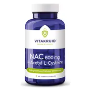 Vitakruid NAC 600 mg N-Acetyl-L-Cysteïne Capsules 90VCP