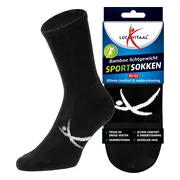 Lucovitaal Sportsokken Bamboe Zwart 39-42 1PR