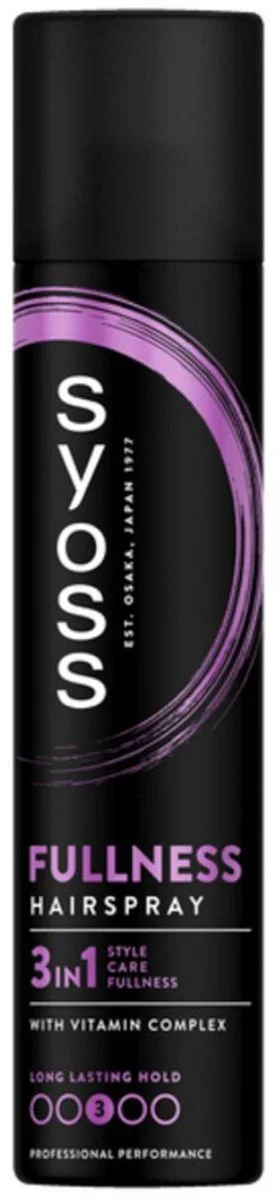 Syoss 3in1 Fullness Hairspray Hold 3 300ML
