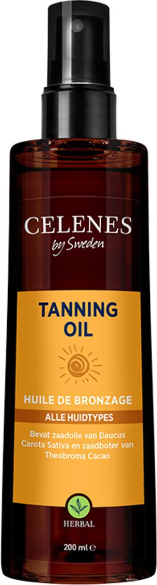 Celenes by Sweden Herbal Tanning Olie All Skin Type 200ML