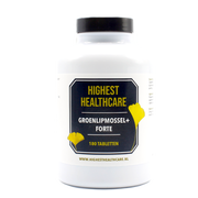 Highest Healthcare Groenlipmossel + Forte Tabletten 180TB