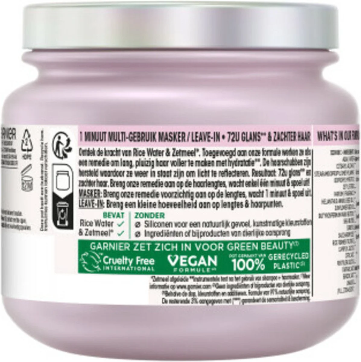 6x Garnier Loving Blends Rice Water Haarmasker 340 ml