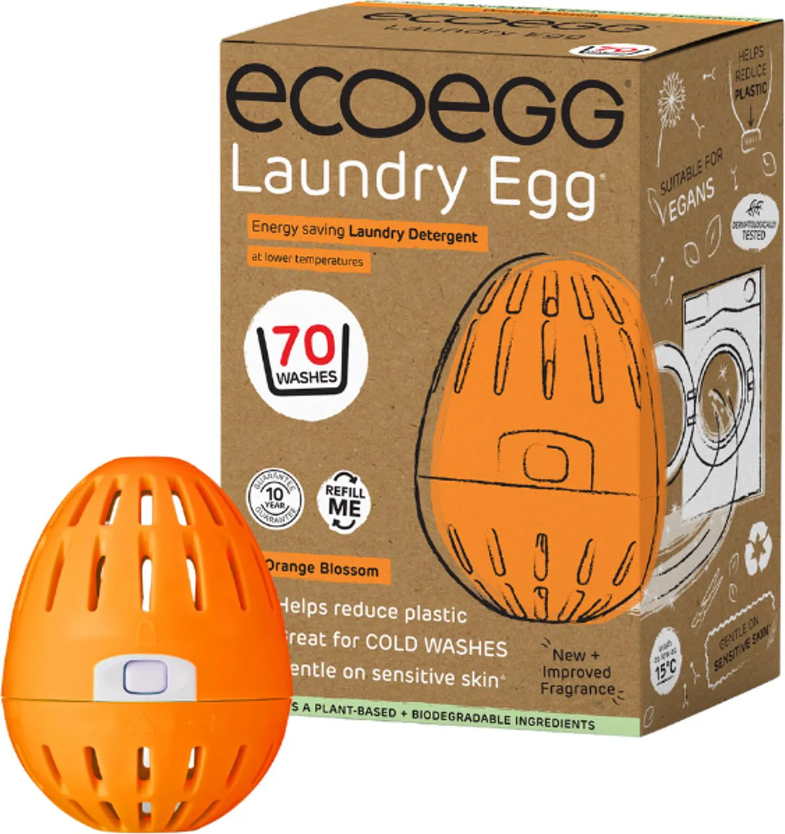 Eco Egg Laundry Egg Orange Blossom