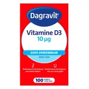 2x Dagravit Vitamine D Parels 10 µg 100 capsules
